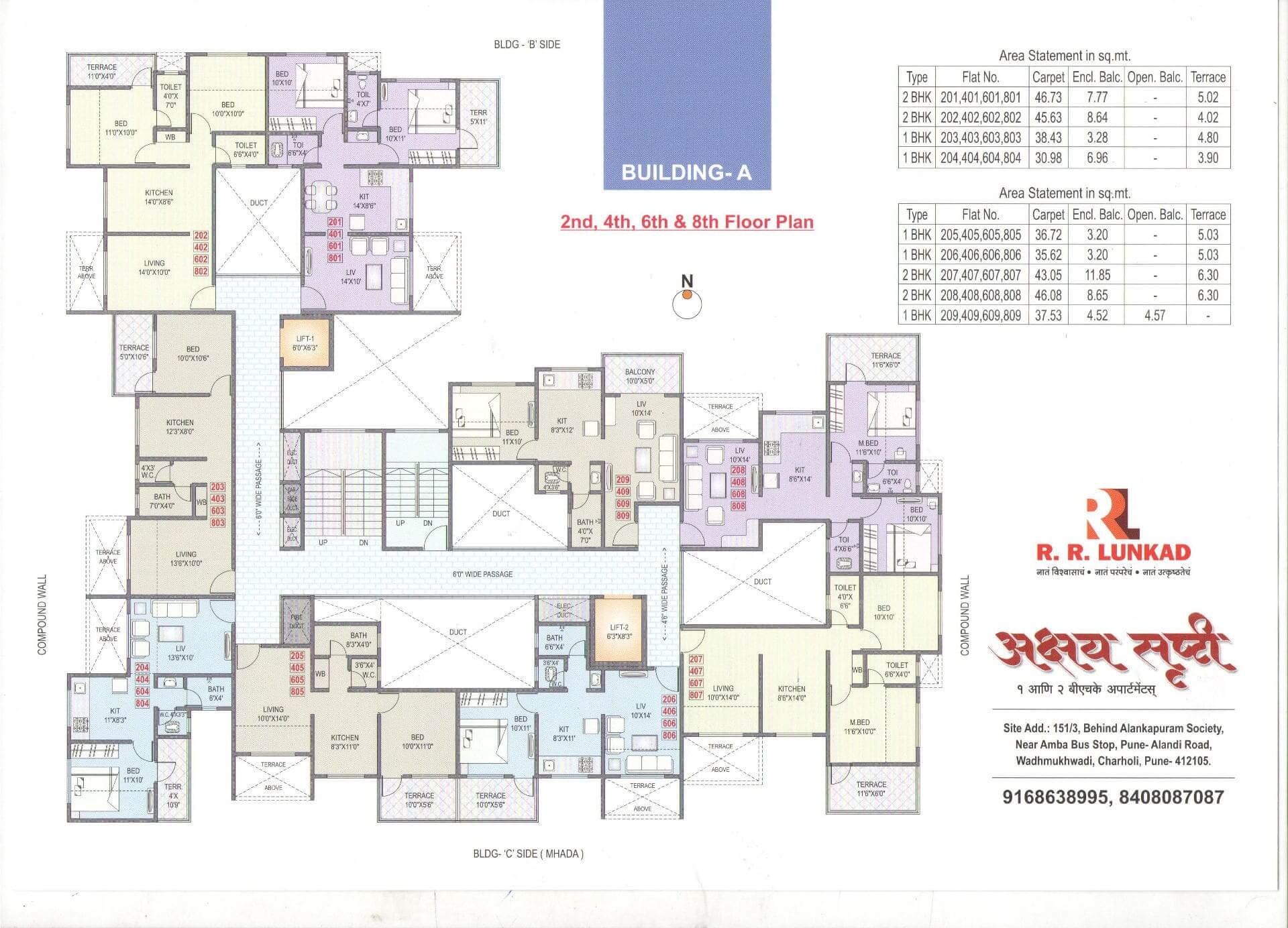 Akshay Shrushti Building A Floor Plan